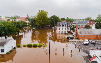 Extreme Flooding in historic town